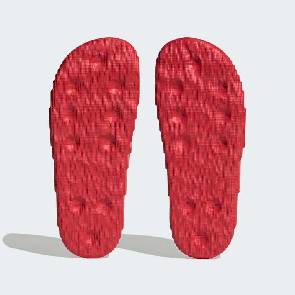Мужские шлепанцы adidas Adilette 22, белый/алый — фото 4