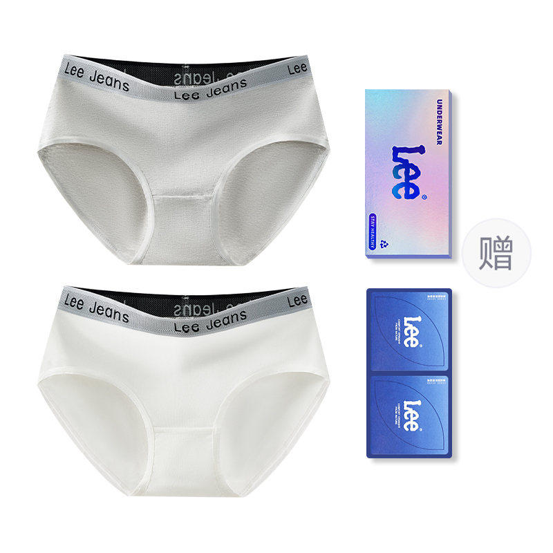 

Классические 101 трусы женские подарочный набор из 2 полосок Lee, серый