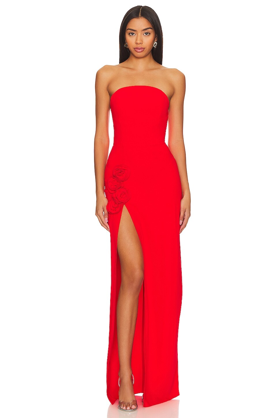 

Платье Amanda Uprichard X REVOLVE Wolfe Gown, цвет Crimson