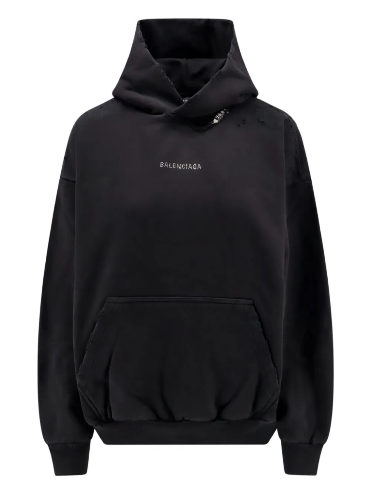 

Толстовка Balenciaga Nano Bb из хлопка, черный