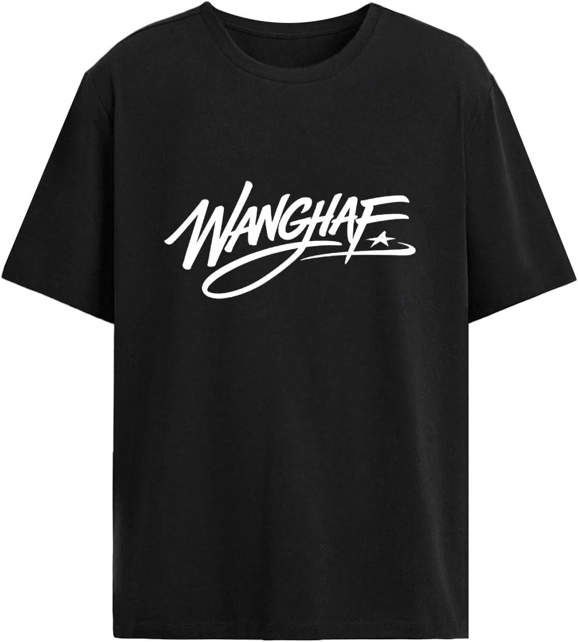 Футболка WANGHAF для женщин Generic, черный