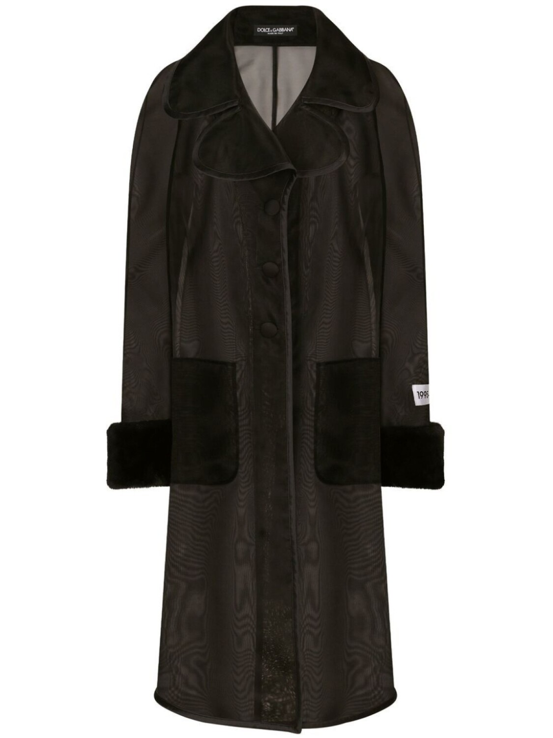 

Dolce & Gabbana тренч KIM DOLCE&GABBANA из органзы, черный