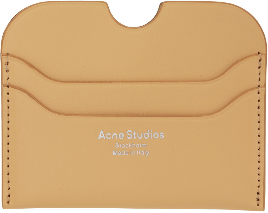 

Бежевая визитница для марок Dune Acne Studios