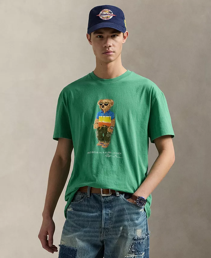

Мужская классическая футболка Polo Bear Polo Ralph Lauren, зеленый