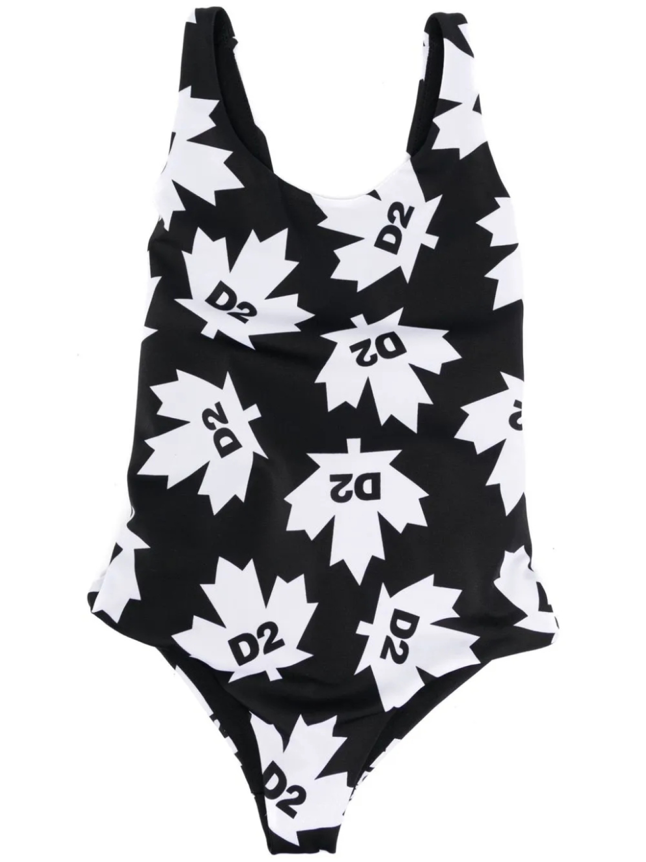 

DSQUARED2 KIDS купальник Maple Leaf, черный