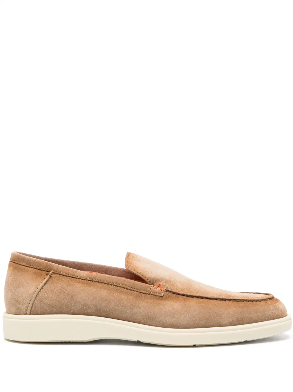 

Лоферы с миндалевидным носком Santoni, нейтральный