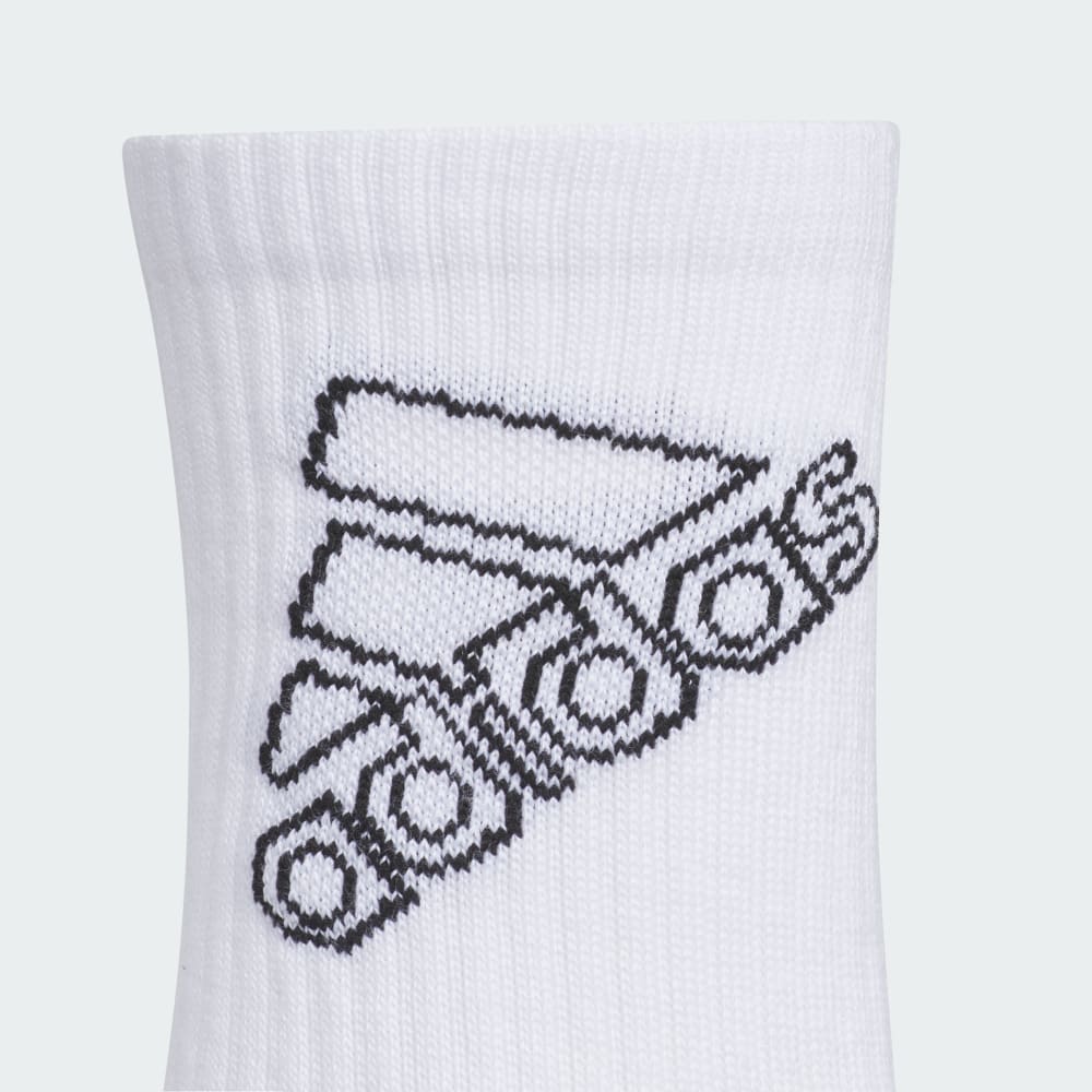 Носки Adidas Cushioned Mixed 2.0 6-Pack Crew Socks Kids, белый/черный — фото 2