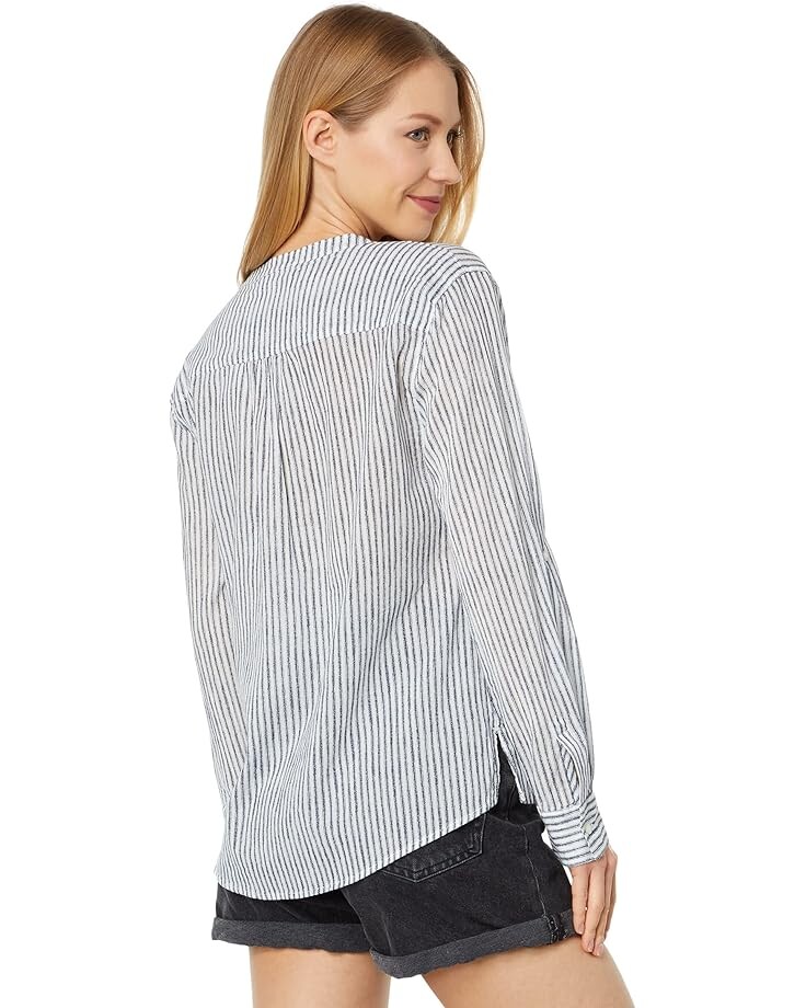 

Рубашка Carve Designs Dylan Gauze Shirt, цвет Navy Milos Stripe