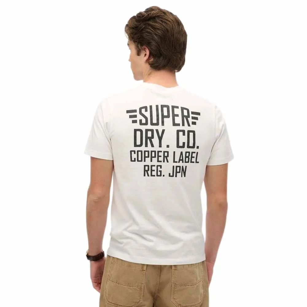 Футболка с коротким рукавом Superdry Copper Label Relaxed, белый — фото 2