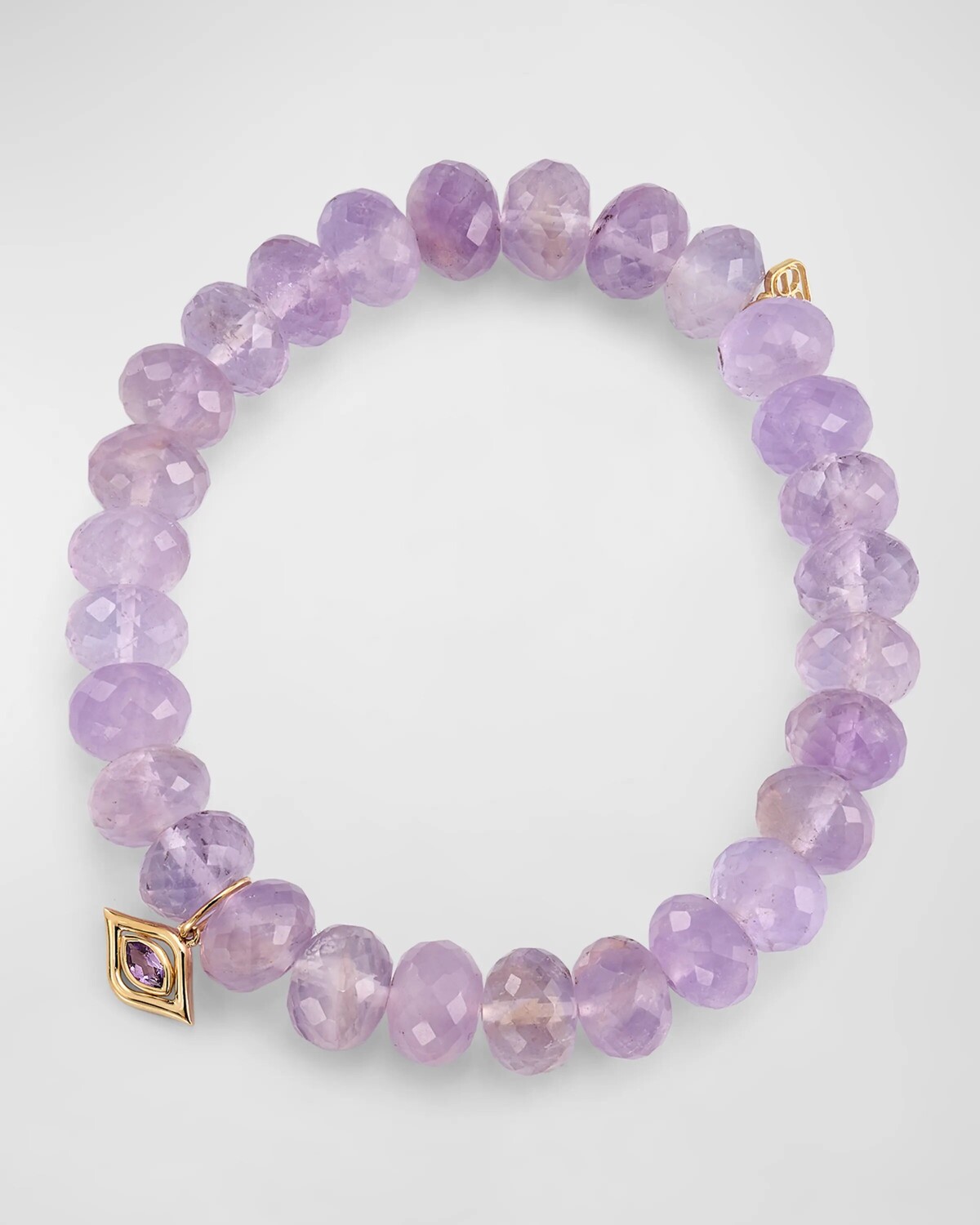 

Браслет Marquise Floating Evil Eye из бисера с аметистами Sydney Evan