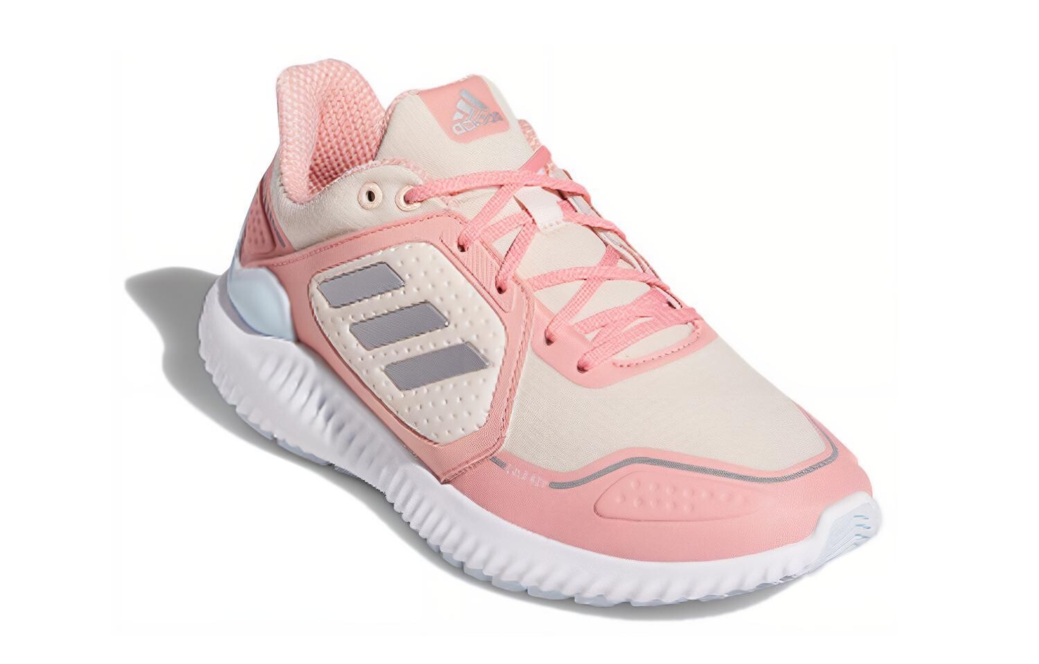 Кроссовки детские Climawarm Bounce GS Low-top розовые/белые/серебристые Adidas — фото 3