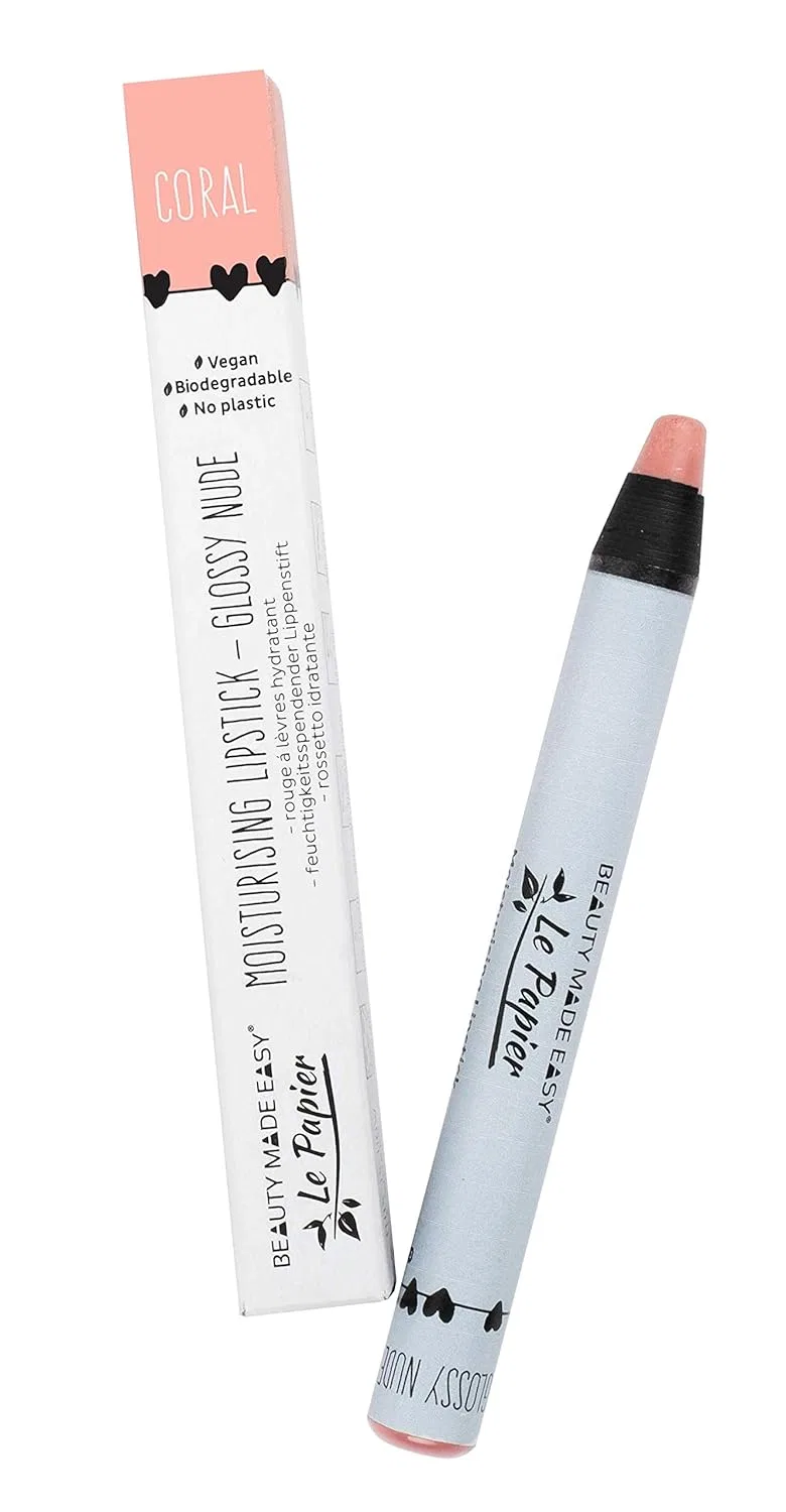 Увлажняющая веганская помада без пластика с маслом ши Beauty Made Easy Le Papier