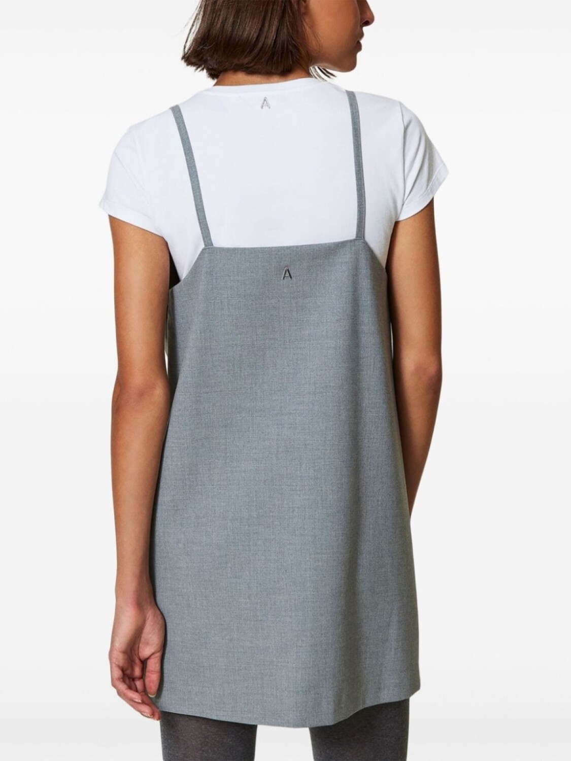 

TWINSET футболка мини платье, серый