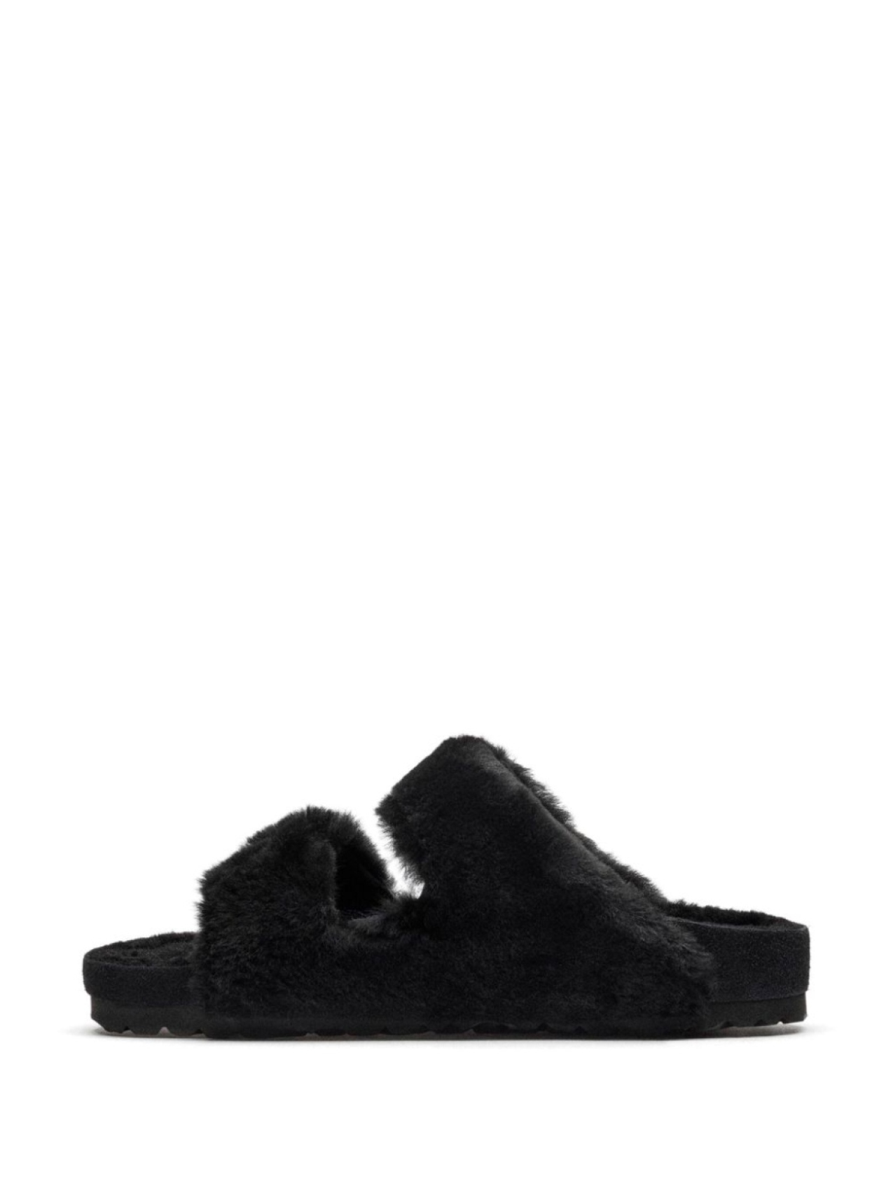 Сандалии Birkenstock 1774 Arizona Shearling Fur, черный — фото 4