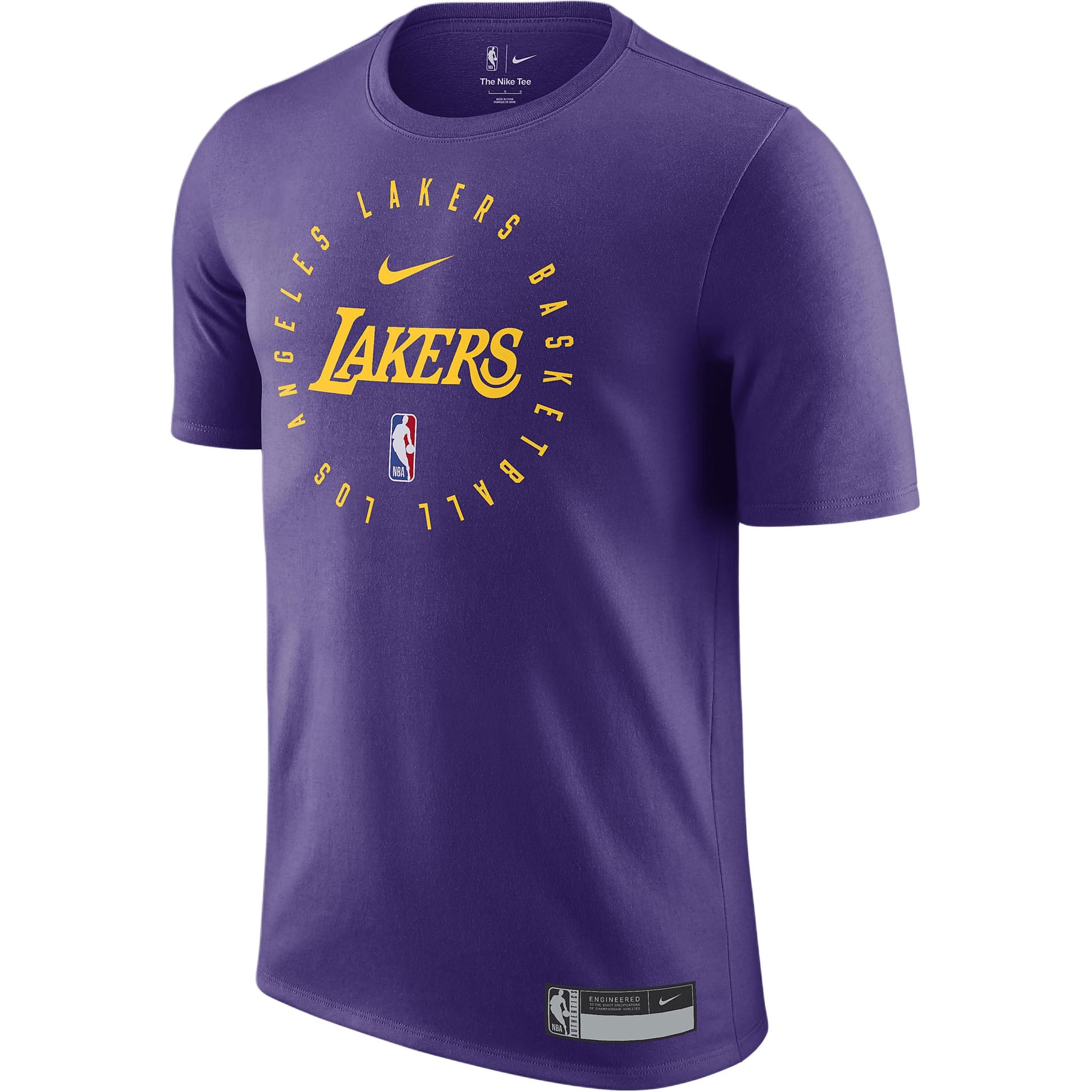 Футболка Dri Fit Los Angeles Lakers Nike, фиолетовый — фото 3