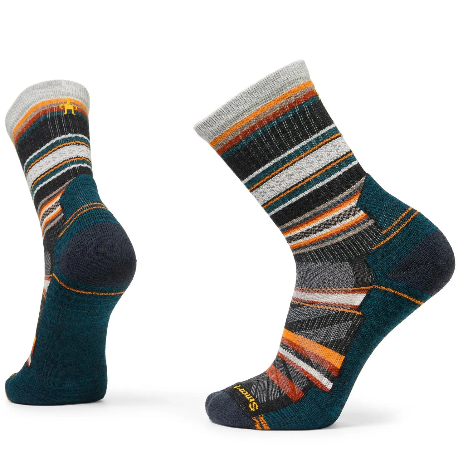

Туристические носки с легкой амортизацией и панорамным рисунком Smartwool, Charcoal
