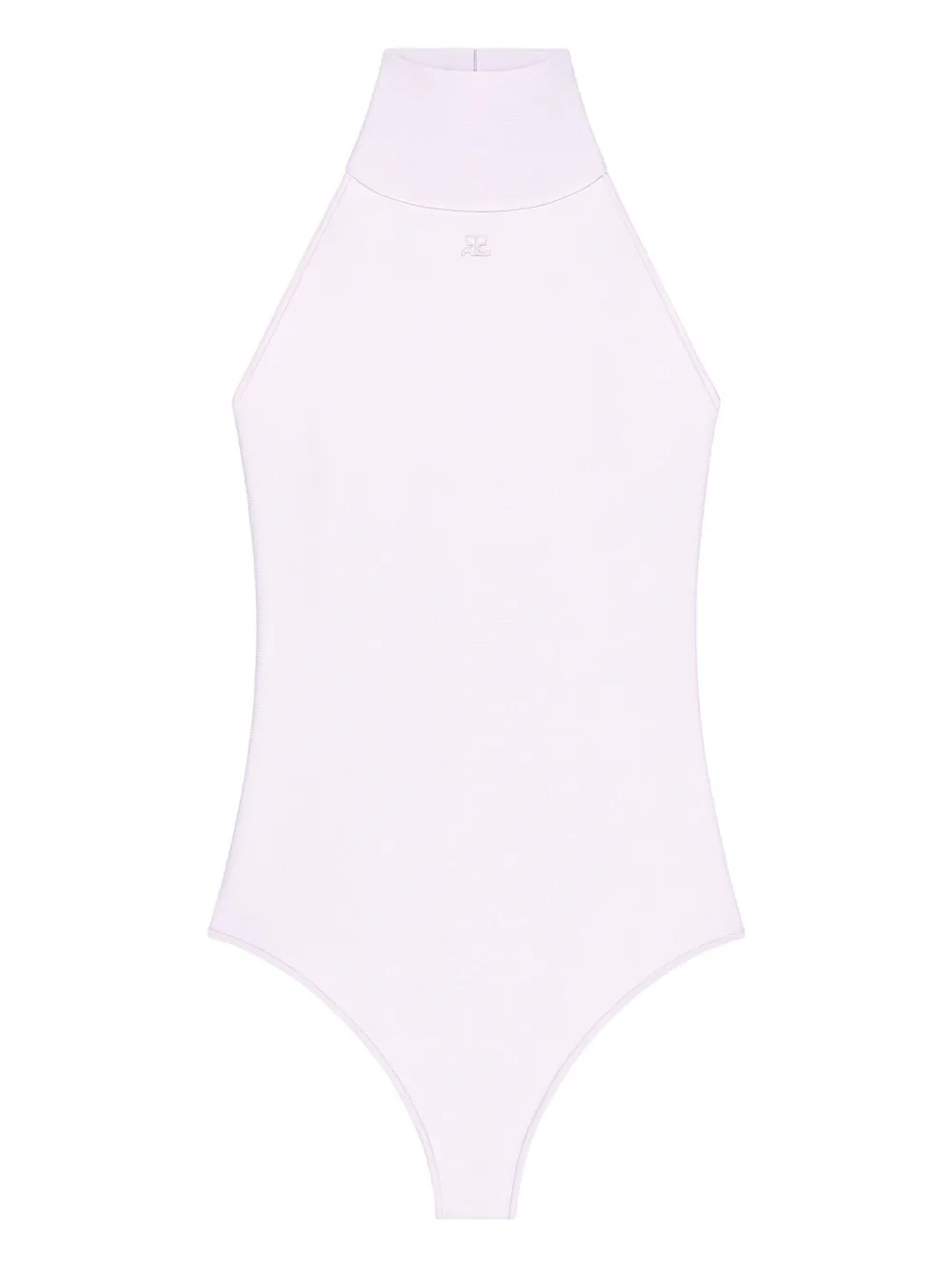 

Боди с вырезом халтер и вышивкой Courrèges, розовый