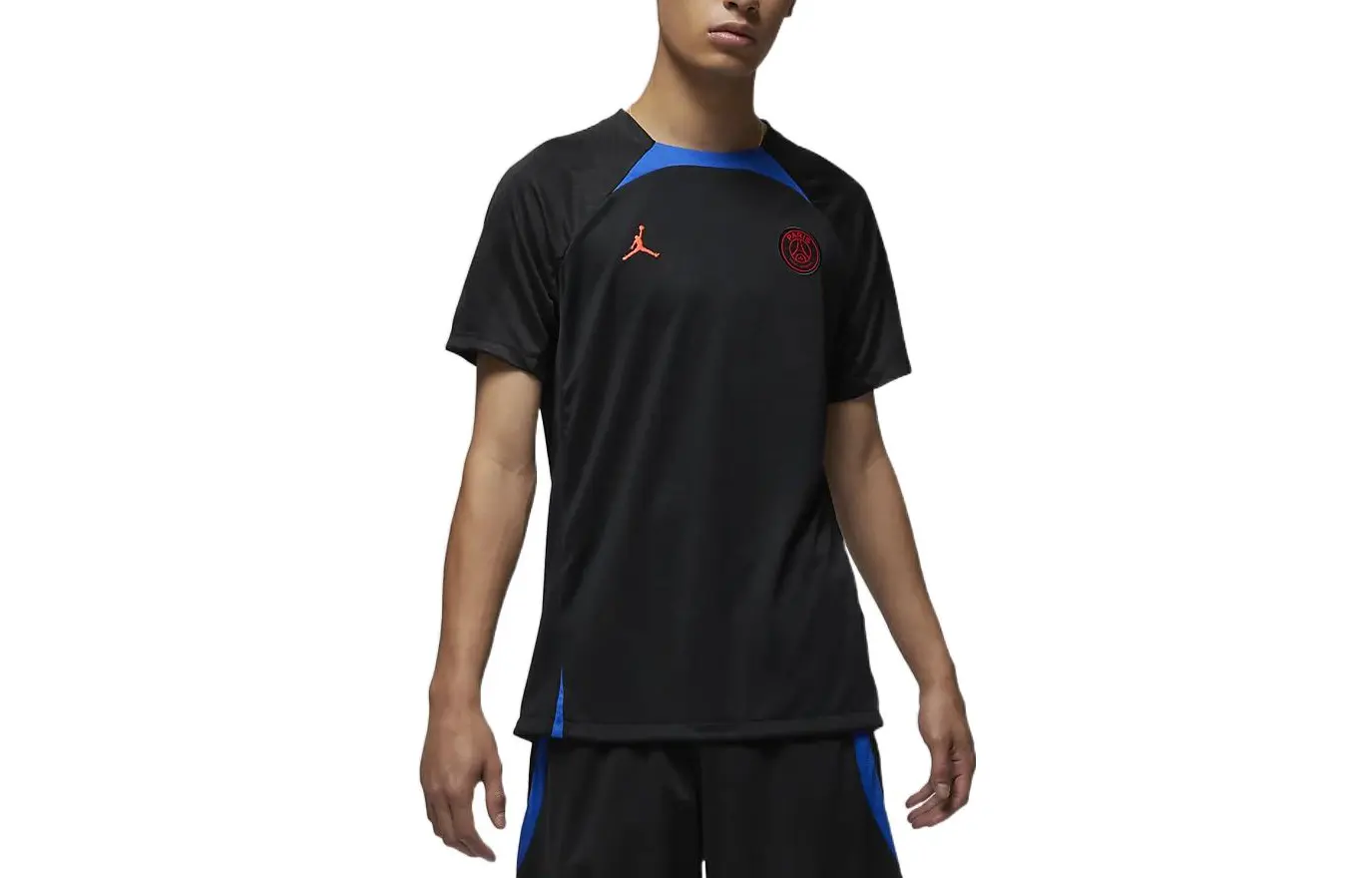 

Футболка Nike PSG X мужская черная Jordan, черный