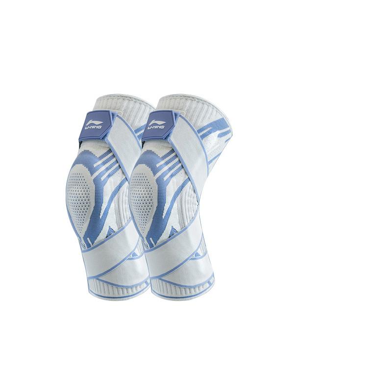 

ЛиНинг Наколенники Баскетбольные Унисекс, Сине-Серый Один Элемент+Черный Напульсник