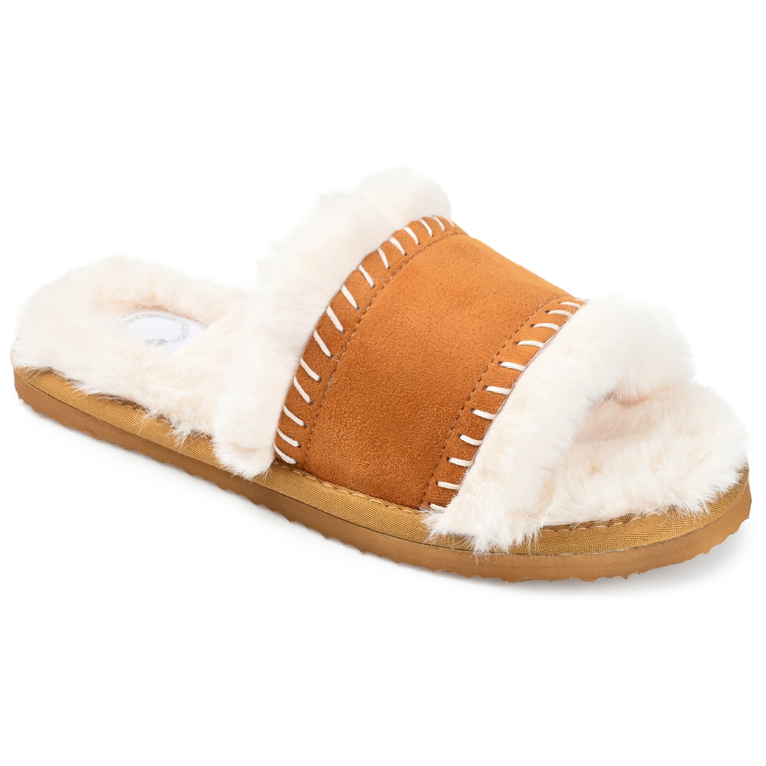 Женские тапочки Tru Comfort Foam Mardie из коллекции Journee, коричневый