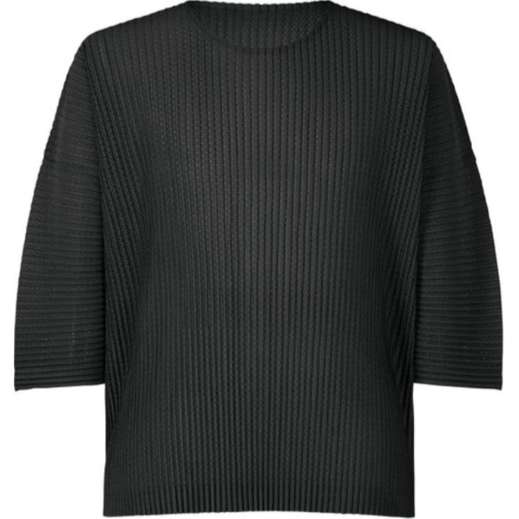 

Футболка мужская черная Homme Plissé Issey Miyake