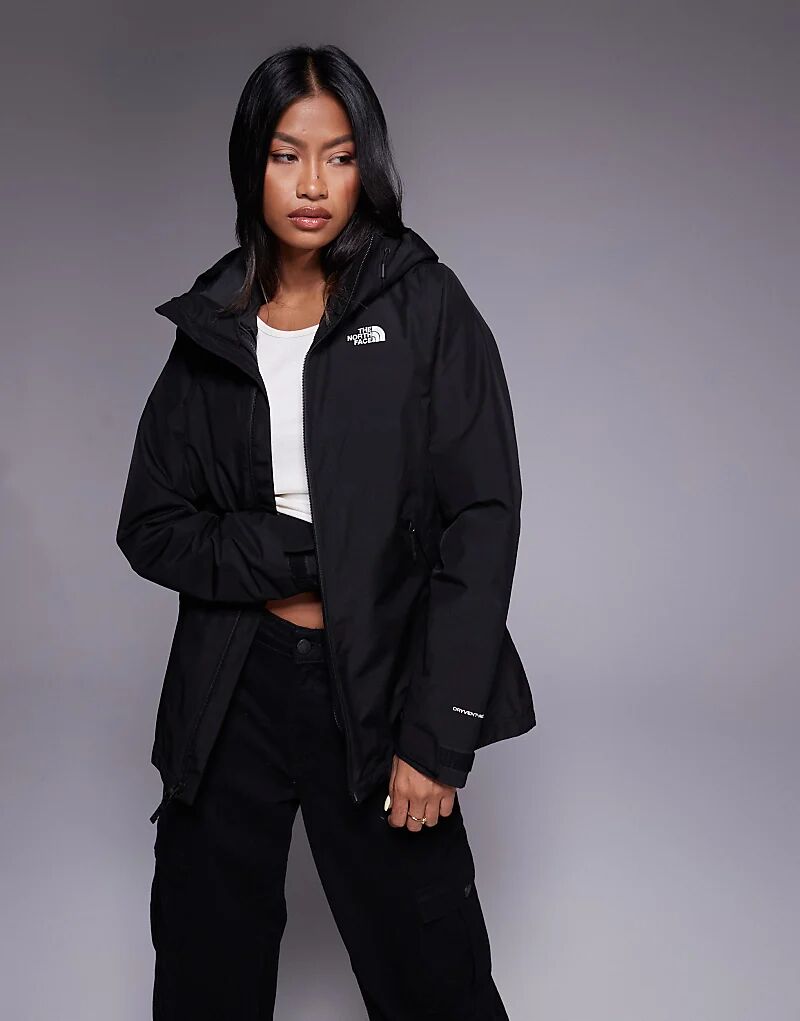 

Куртка с капюшоном North Face Carto mono triclimate 3-в-1 в цвете tnf black