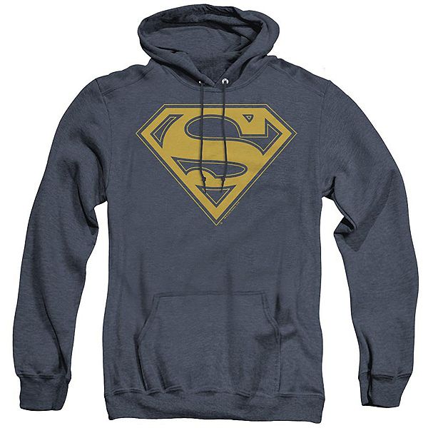 

Толстовка с капюшоном superman maize & blue shield adult heather Licensed Character, Синий, Толстовка с капюшоном superman maize & blue shield adult heather Licensed Character