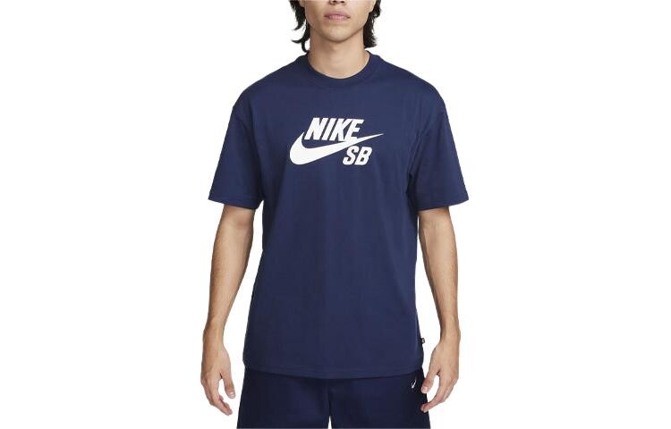 

Футболка мужская темно-синяя Nike, синий