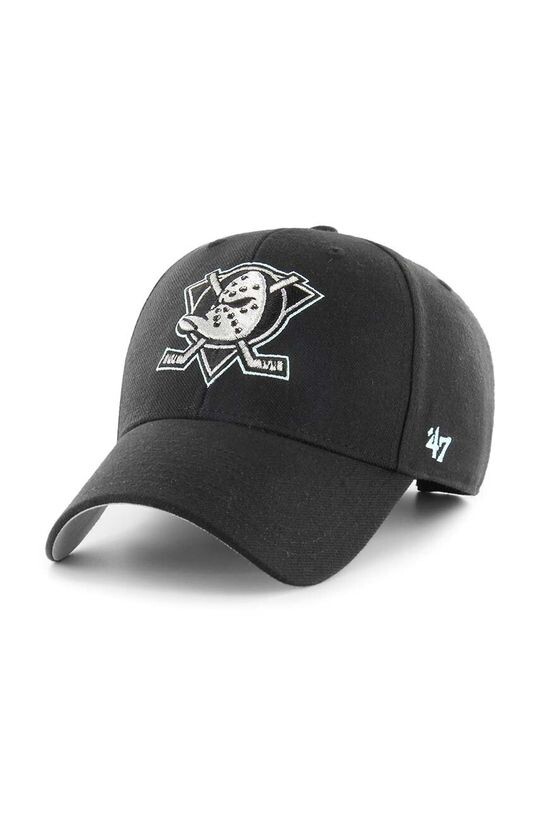 

Бейсболка Anaheim Ducks из смесовой шерсти 47 brand, черный