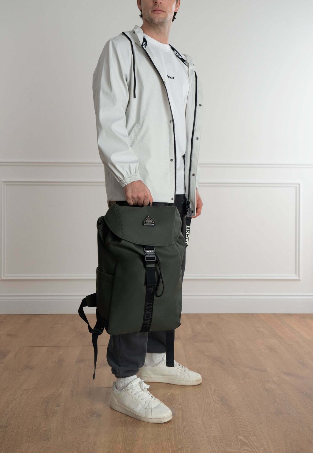 

Рюкзак DUFFLE UNISEX BACKPACK BADGE EDITION JACK1T, оливковый