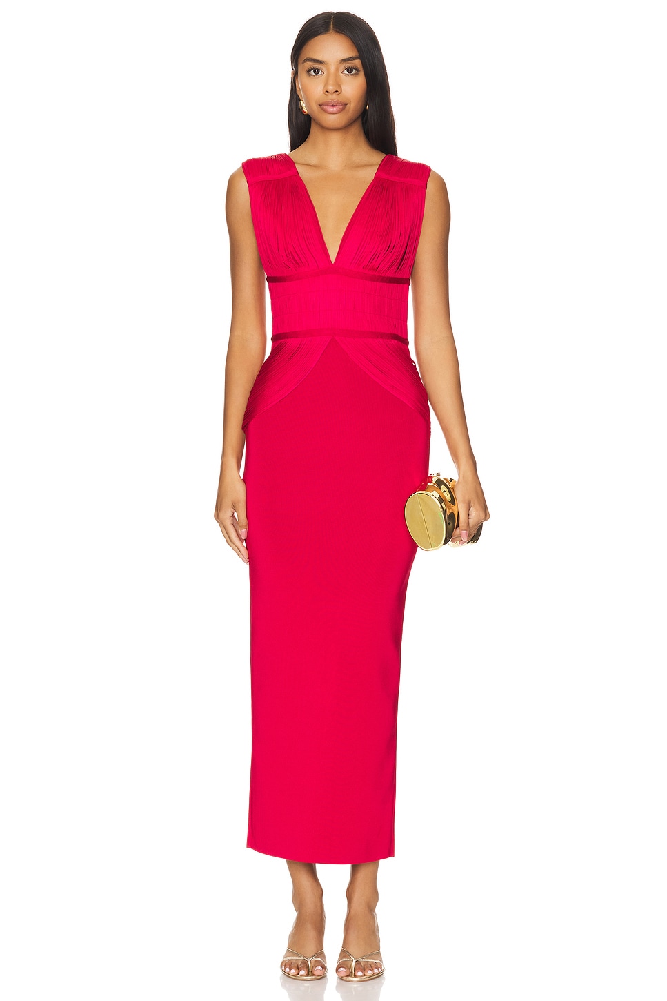 

Платье лилиан Herve Leger, красный