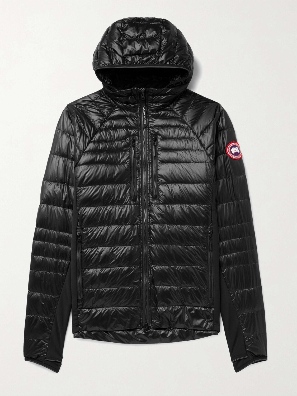 

Стеганый пуховик с капюшоном Hybridge Lite Slim-Fit CANADA GOOSE, черный