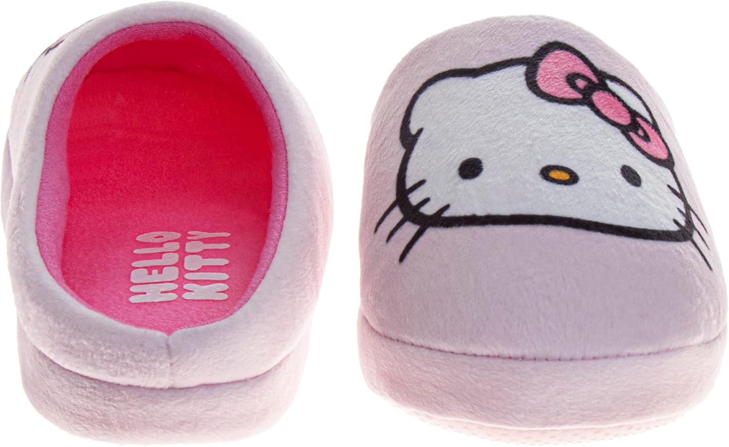 Тапочки Hello Kitty Sanrio Sweethearts Strawberry Shortcake Harry Potter для девочек и мальчиков, с котиком Kitty, домашние мягкие плюшевые тапочки для детей. Размеры: 5-10 для малышей, 11-13 для маленьких детей, 2-5 для старших детей Josmo, роз... — фото 4