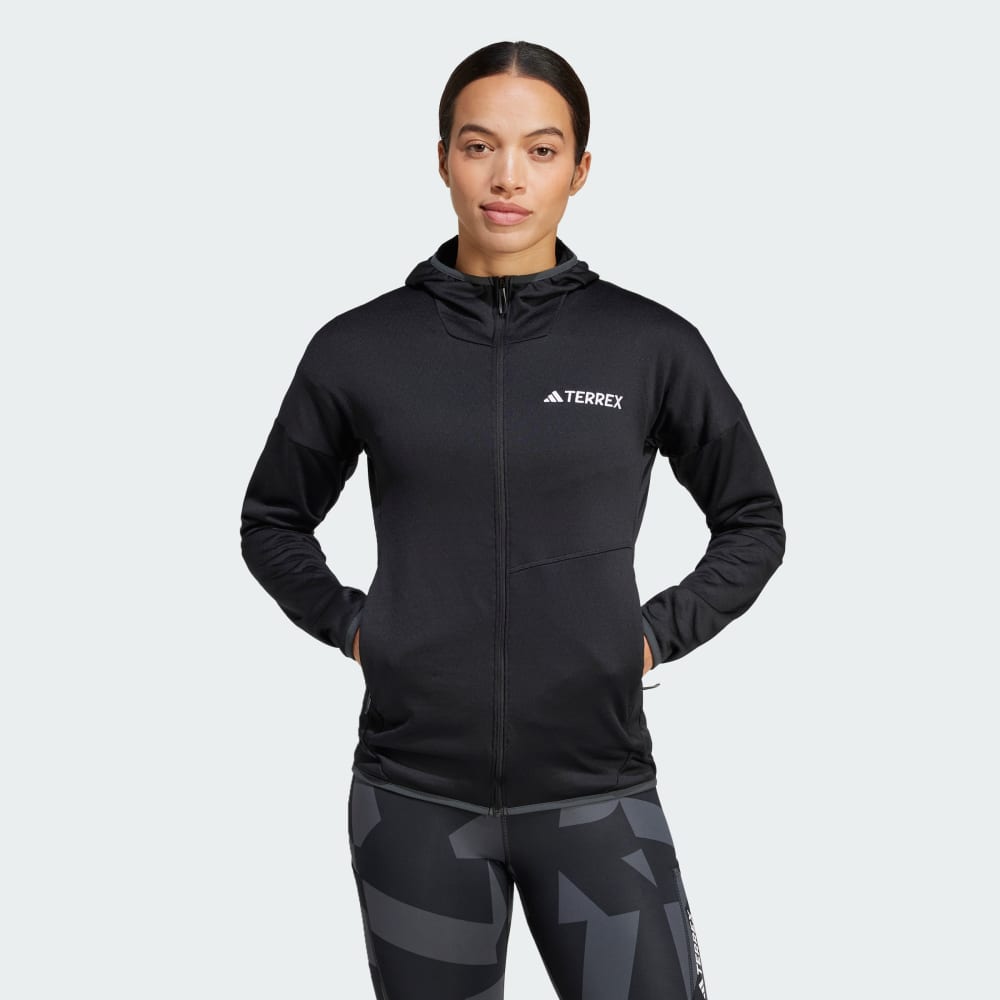 

Куртка Adidas Terrex Xperior Climawarm Light Fleece Hooded Jacket, черный