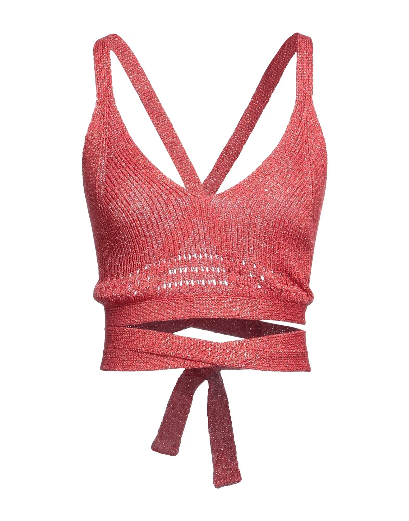 

Кроп-топ Ra.Me, оранжево-коричневый