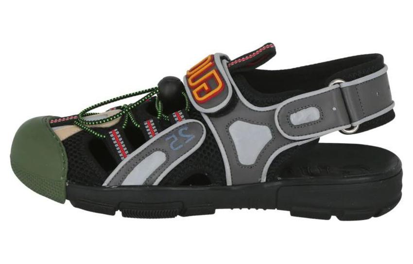 

Футболка Gucci с блестками черный серебристый зеленый, черный серый