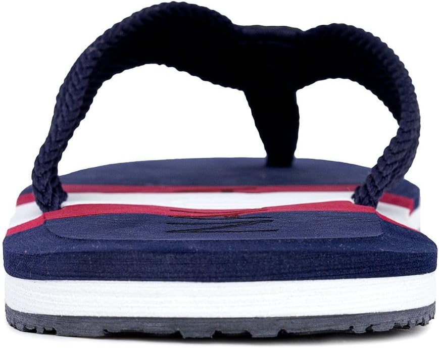 Мужские шлепанцы Nautica, пляжные сандалии, босоножки для лодки, водные тапочки, красный — фото 3