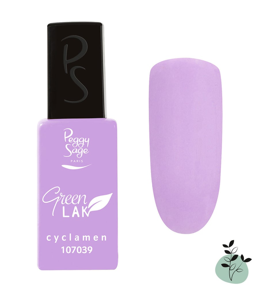 

Зеленый лак для ногтей LAK Cyclamen Classic UV/LED 10 мл Peggy Sage
