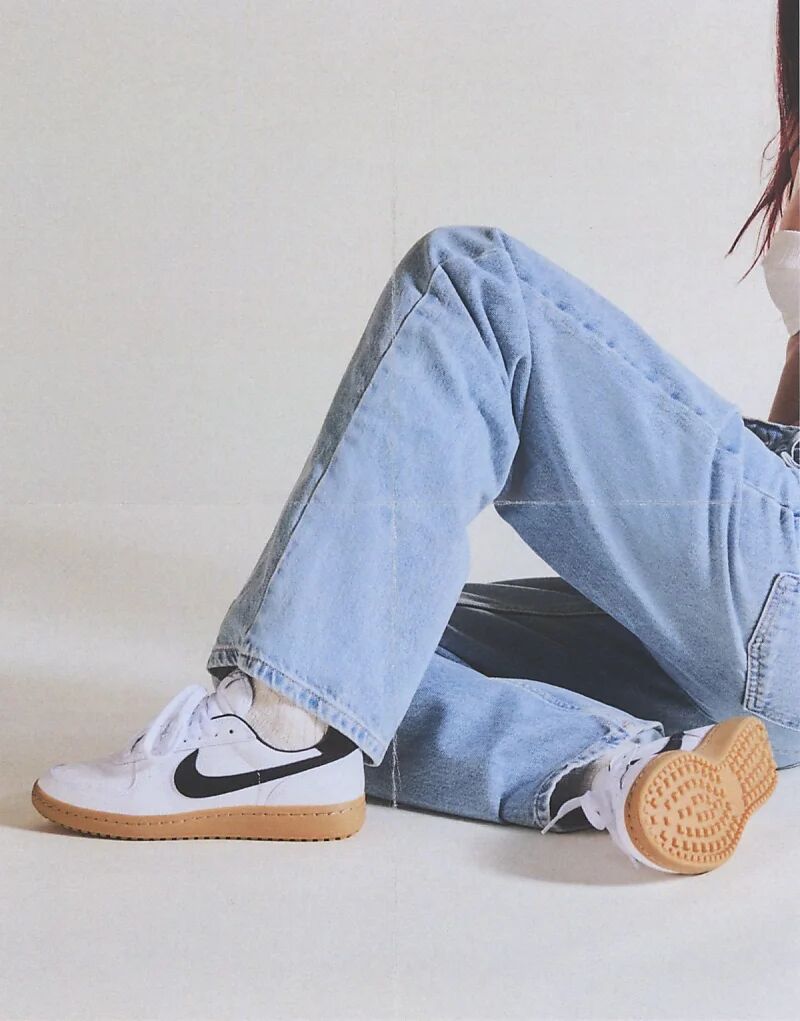 Кроссовки Field General белого и светло-коричневого цвета Nike