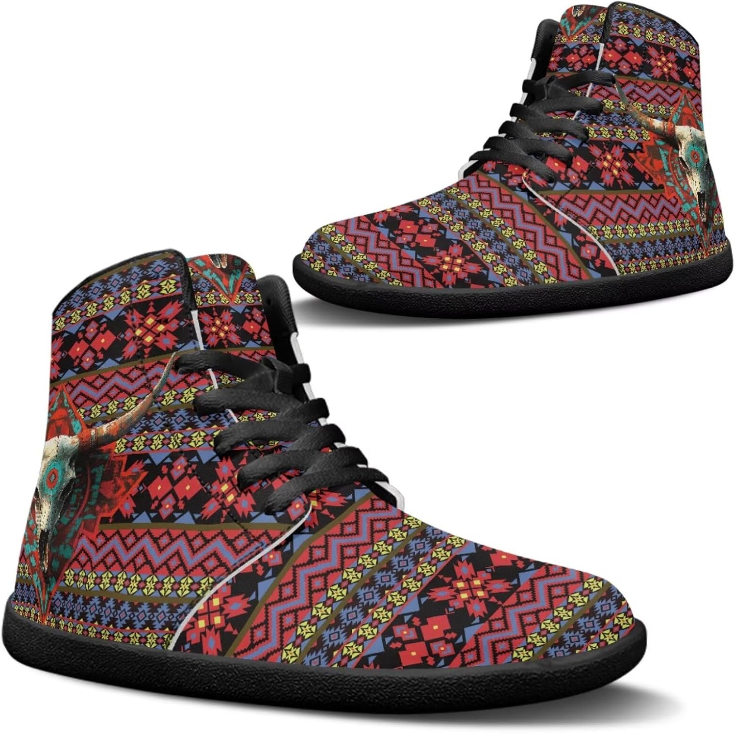 

Кроссовки Binienty для мужчин и женщин, Tribal Geometric Sheep