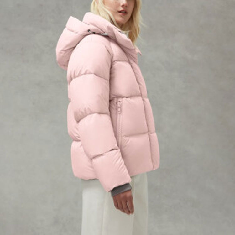 SS22 Пуховик Зимний Женский Закатный Розовый Canada Goose — фото 4