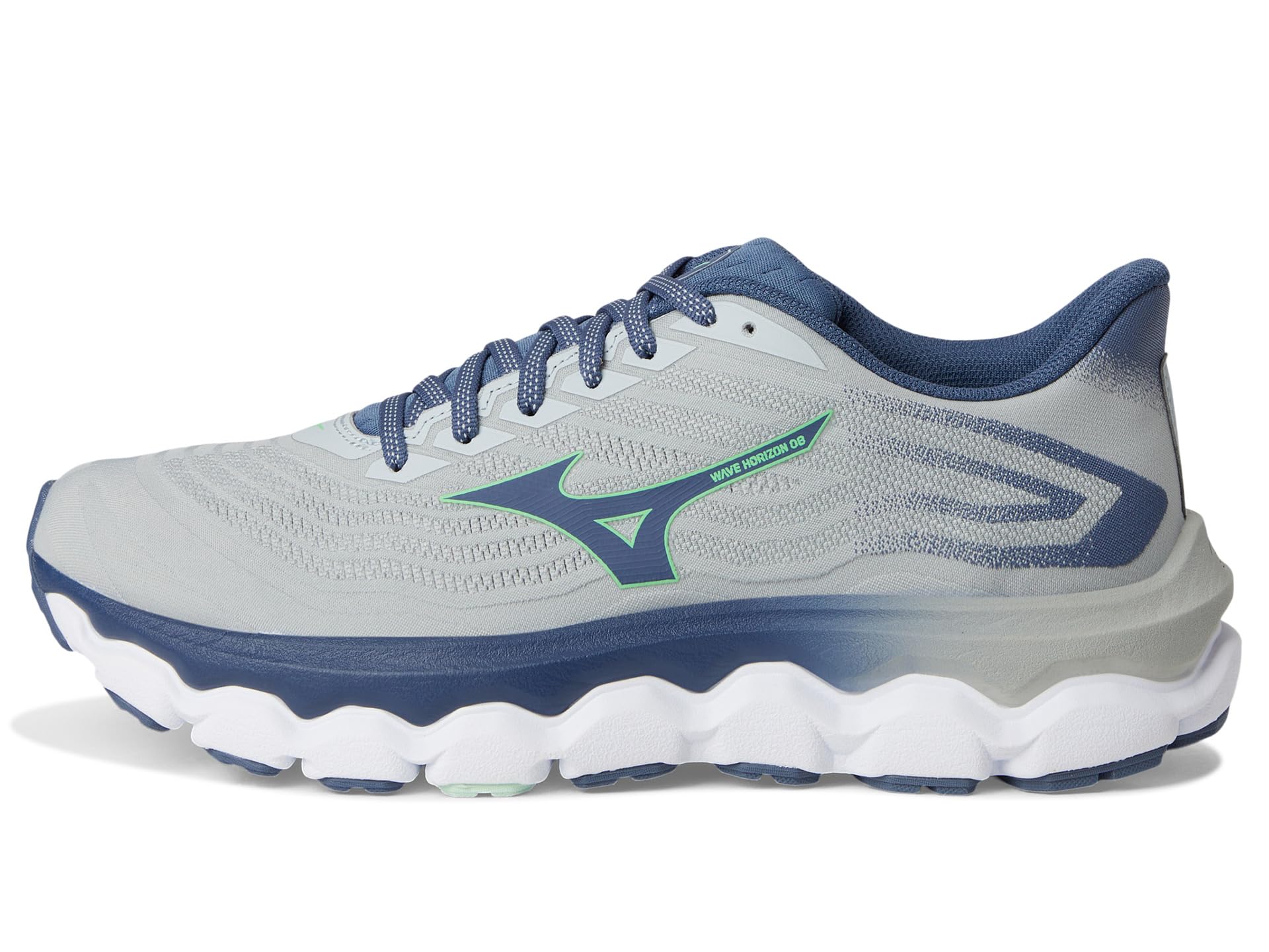 Кроссовки Mizuno Wave Horizon 8, цвет Pearl Blue/ Vintage Indigo — фото 4
