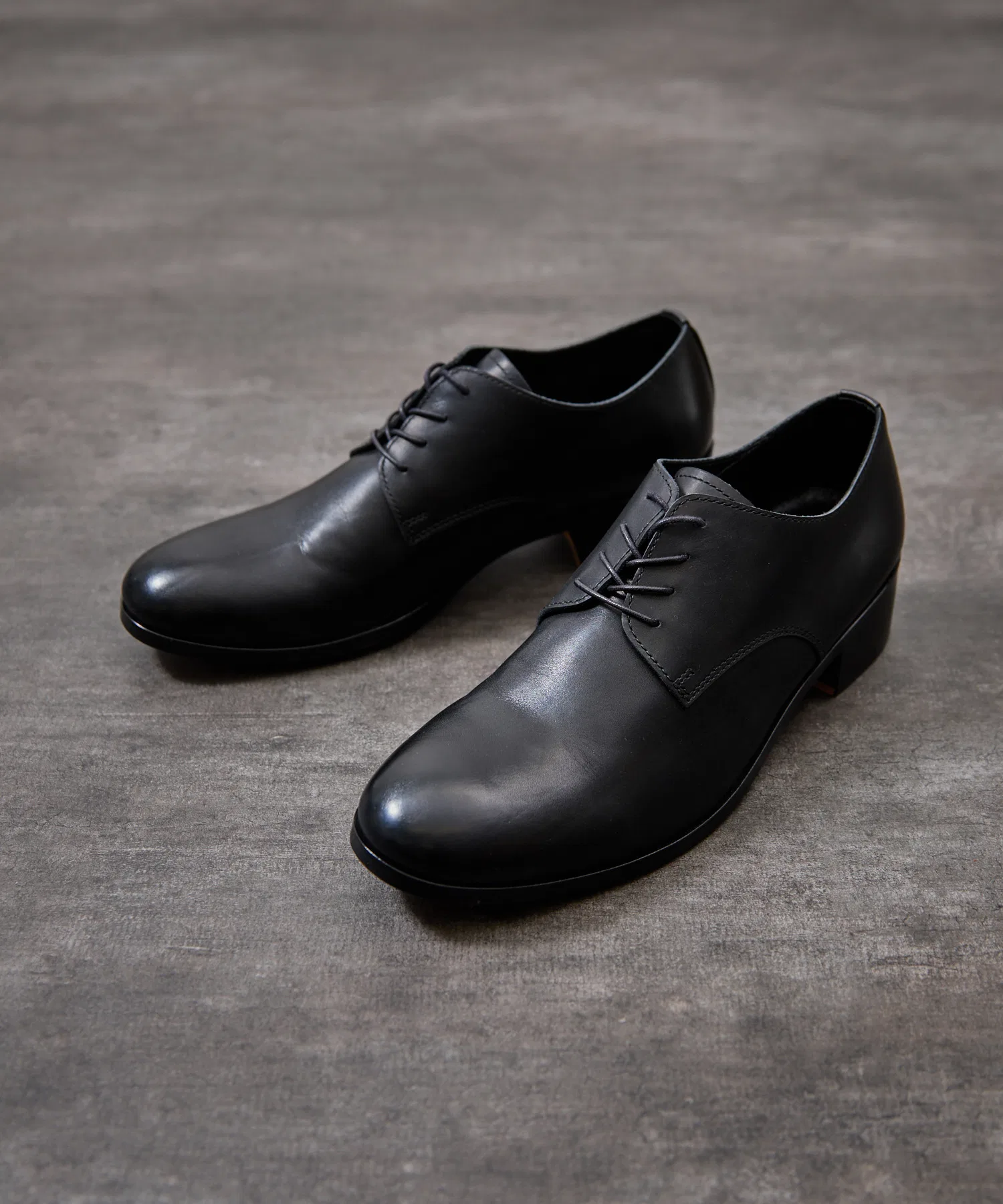 Мужские кожаные туфли PADRONE BL DERBY SHOES — фото 2