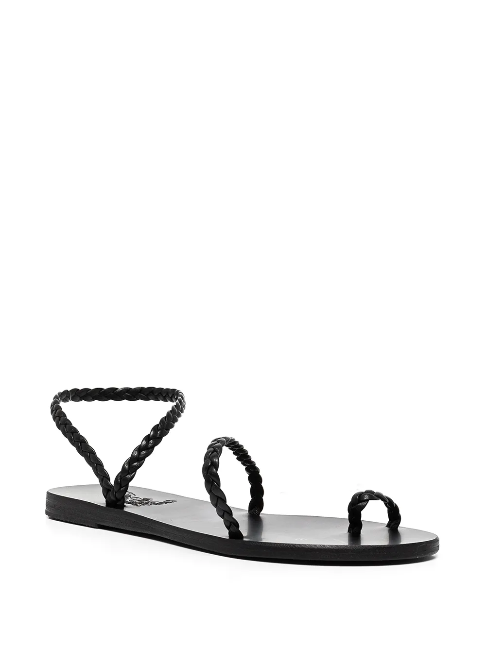 Плетеные сандалии Eleftheria Ancient Greek Sandals, черный — фото 2