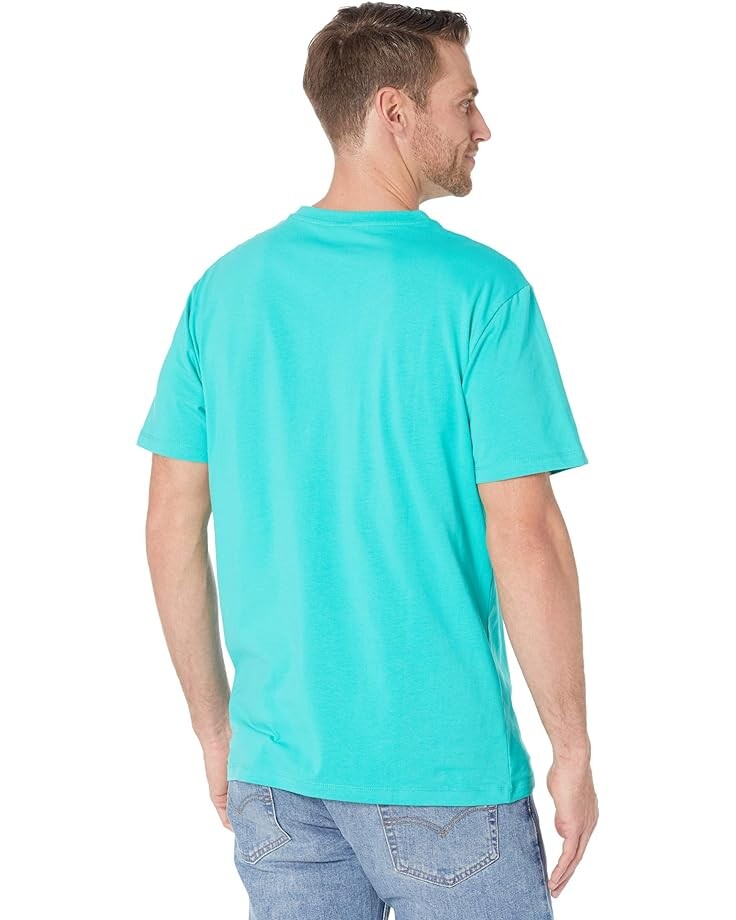 

Рубашка U.S. POLO ASSN. Short Sleeve Stretch V-Neck Tee Shirt, цвет Pool Green