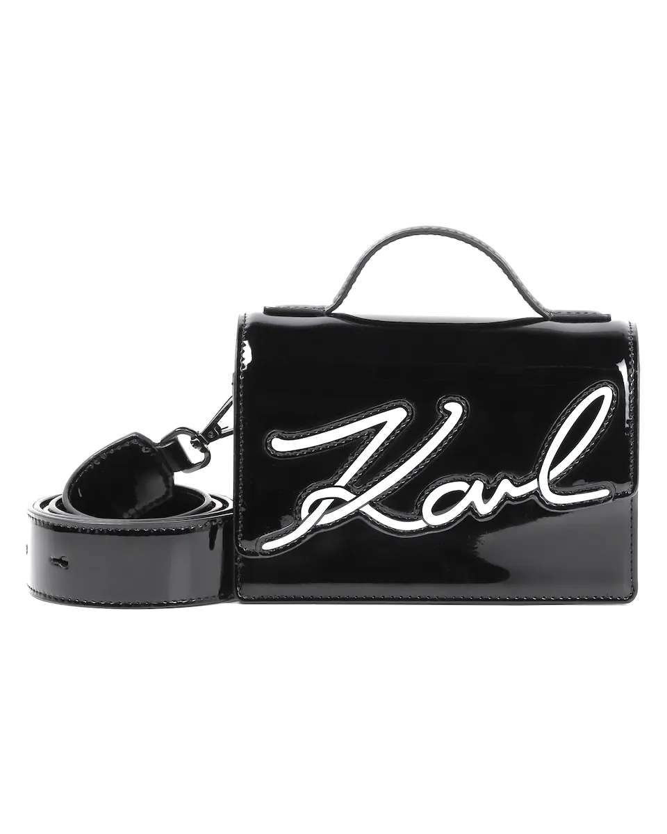 

Сумочка для девочки со съемным плечевым ремнем Karl Lagerfeld Kids, чёрный