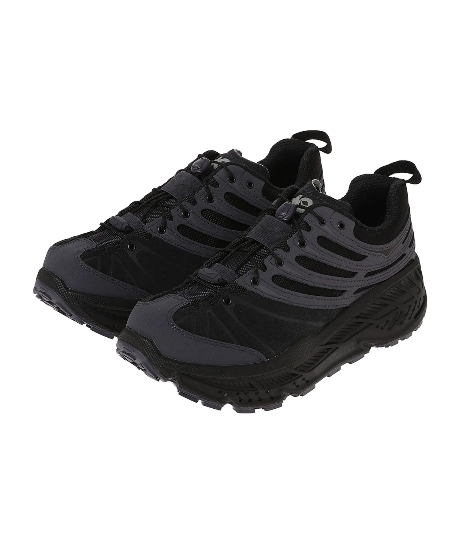 Мужские кроссовки для трейлраннинга с усиленной подошвой Stinson Evo OG HOKA черные