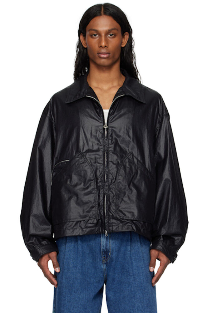 

Черная легкая куртка на молнии Solid Homme