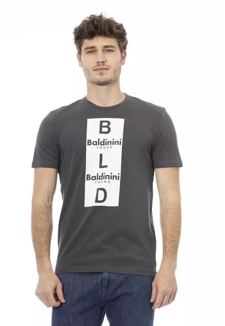 

Футболка с принтом спереди Baldinini Trend, серый