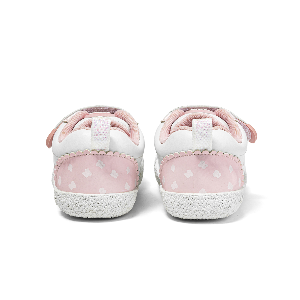Детские дышащие скейтерские кроссовки Cute Shoes Collection Snoffy, кремовый/белый/розовый — фото 4